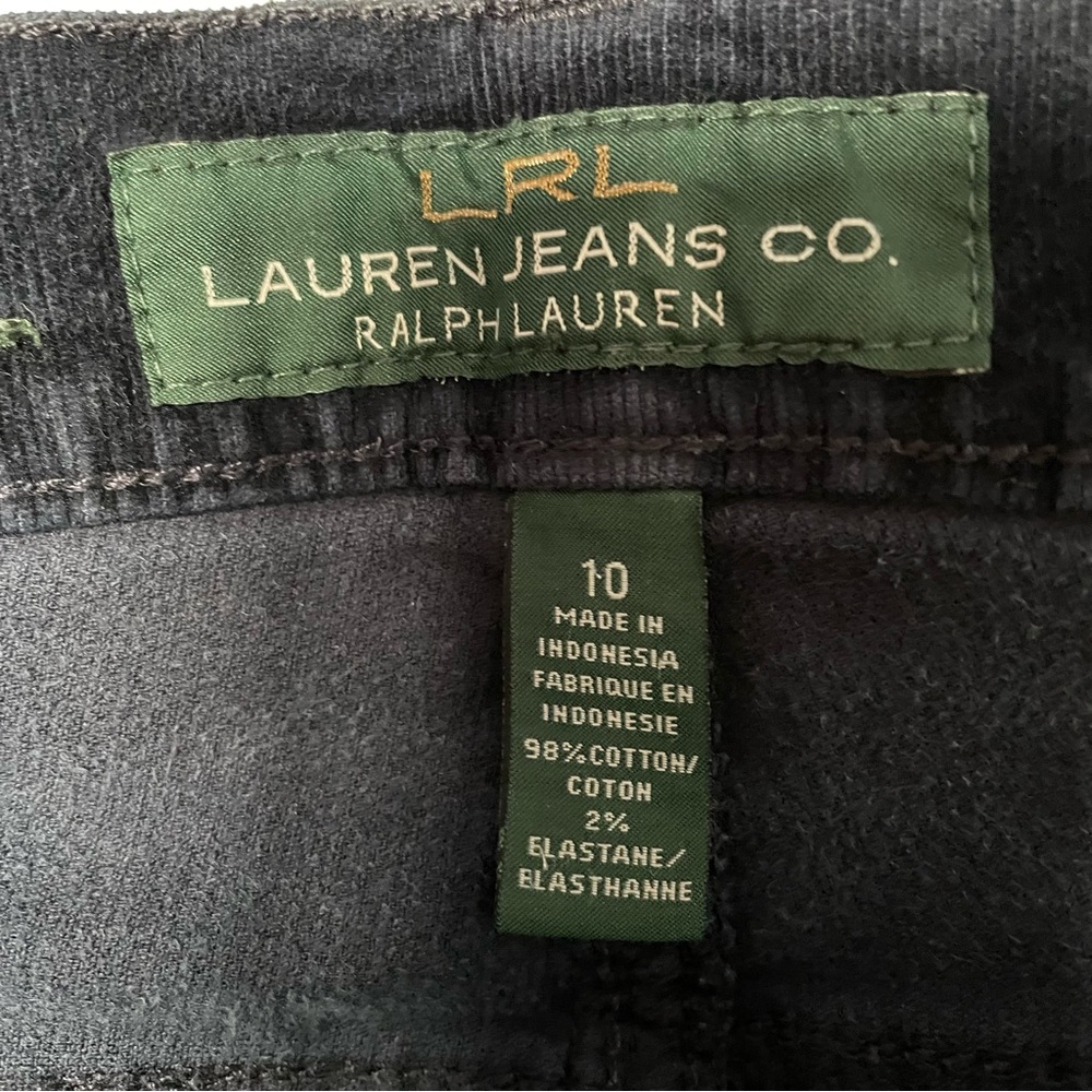 Women's Navy Blue Corduroy Jeans by Ralph Lauren - Picture 7 of 8